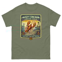 Image 4 of Rusty Anchor Lobster Shack T-Shirt | Coastal Seafood Vintage Tee