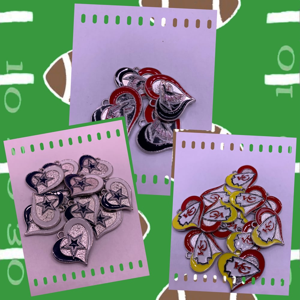 Image of Football  charm ONLY 