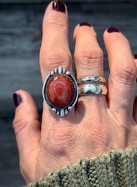Image 1 of Red Horn Coral Deco Ring 