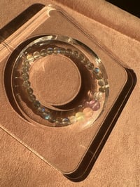 Image 7 of Labradorite bracelet 灰月光彩珠手链