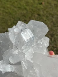 Image 6 of Large Clear Quartz Points Cluster Statement Piece #2260