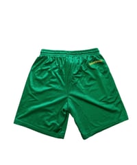 Image 2 of CHROME HEARTS MESH JERSEY SHORTS ‘GREEN’