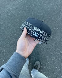 Image 2 of GRAPHITE GRAY NY YANKEES CUSTOM FITTED