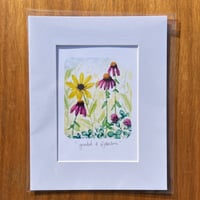 Image 5 of flowers talking-five different prints