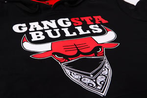 Image of 2012 F/W "Gangsta Bulls" Hoodie