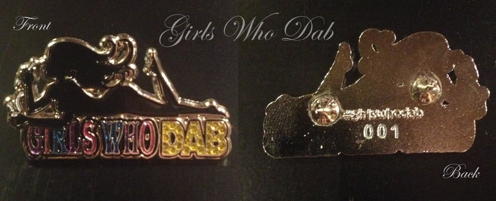 Image of LIMITED EDITION Girls Who Dab (Numbered 1-100) Collectable Cloisonné Pin