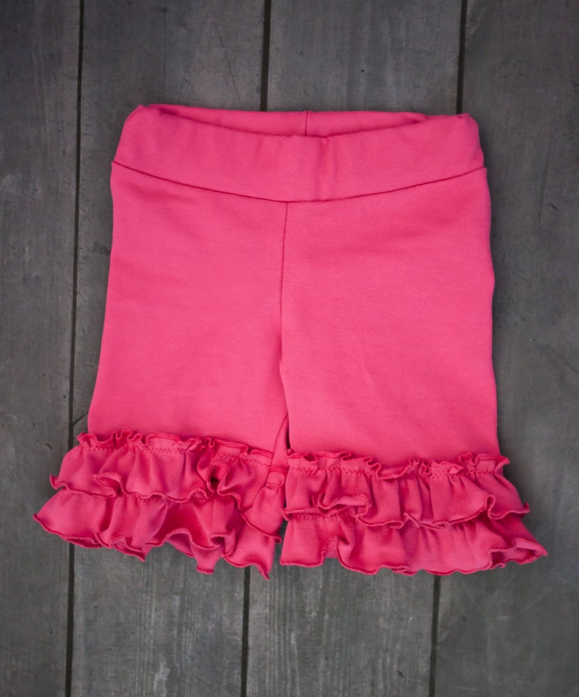 Ruffle Shorties Hot Pink / Dollface Girls