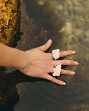 Image of LOWOOL - White Dew Ring