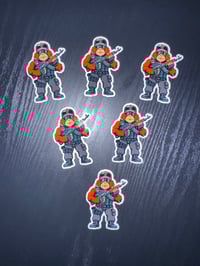 Image 2 of RBG 🦧 Security 3’ Vinyl Stickers