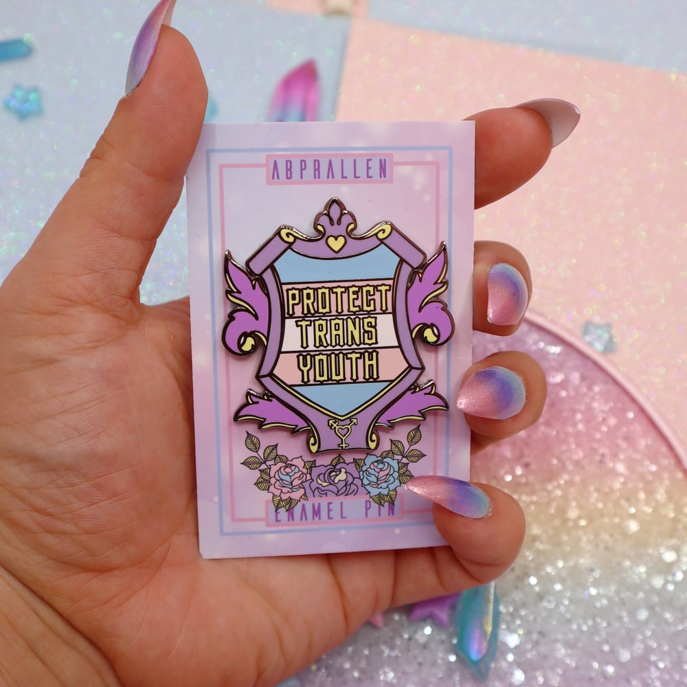 Image of Protect Trans Youth Enamel Pin