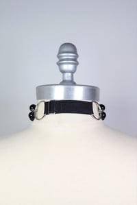 Image 5 of Teardrop shape necklace with O rings and tassel