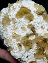 Image 5 of Barite & Yellow Cubic Fluorite Crystal Specimen #2417