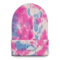 Image 1 of Kreativ Cloud Tie-dye beanie