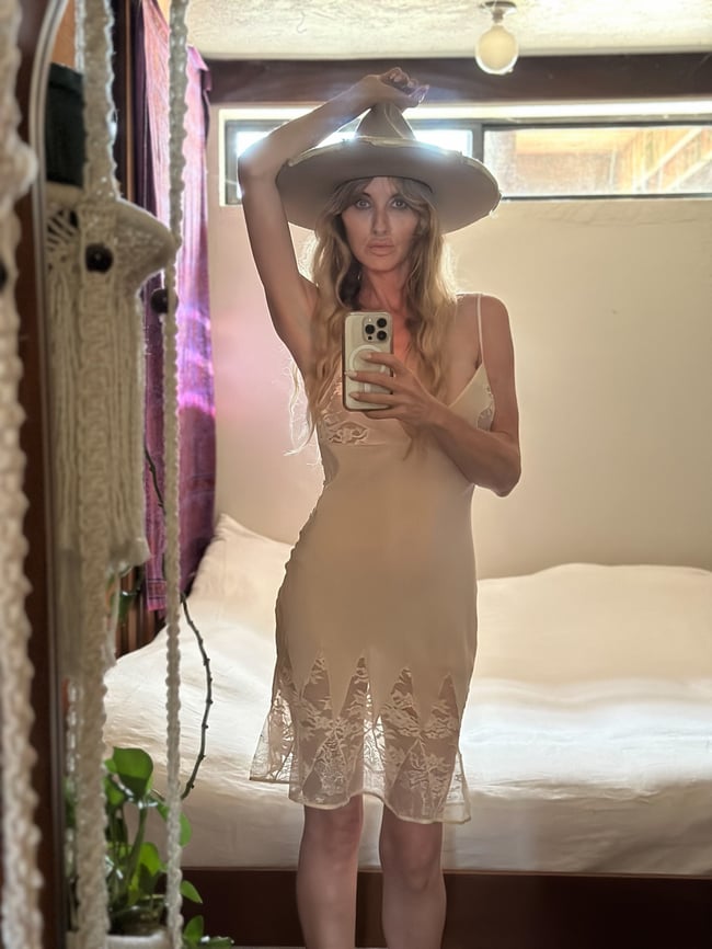 1990s Christian Dior by John Galliano silk slip dress gown lace godet detailing