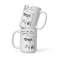 Image 1 of allergy pills White glossy mug 