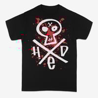 Blood Murder Skull Logo Tee