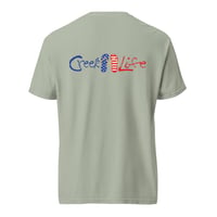 Image 5 of Goose Creek Co Creek Life - FlipFlops Unisex garment-dyed heavyweight t-shirt