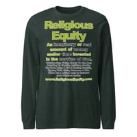 Image 17 of Religious Equity Unisex Long Sleeve Tee