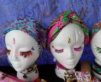 Image 2 of Wire Head Band- sari fabric