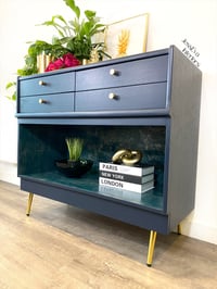Image 7 of Navy Blue Nathan Cabinet / Compact Sideboard / Drinks Cabinet