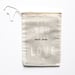 Image of Pochette en coton (12,5cm x 17,5cm) format carte postale