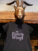 Image of Electric Wizard logo T-shirt New! black & violet