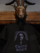 Image of Electric Wizard T-shirt  'the nightchild' blk & violet