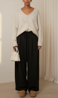 Image 3 of Pantalon noir fluide