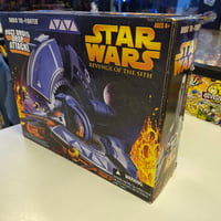 Image 4 of Star Wars Revenge of the Sith Droid Tri-Fighter – Buzz Droid Drop Attack Boxed (Opened, Unused)