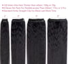 Kinky Straight Clip In Hair Extensions Real Human