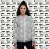 GREY REBEL (WHITE TRIM) - LAGOS TRAFFIC RUSTIC BOMBER JACKET