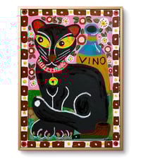 un gatto nero
