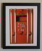 Image of Vintage Fire Alarm Print