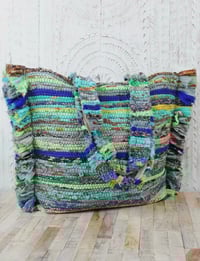 Boho Fabric Bag Blue