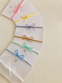 Image 1 of Suede bow headband 