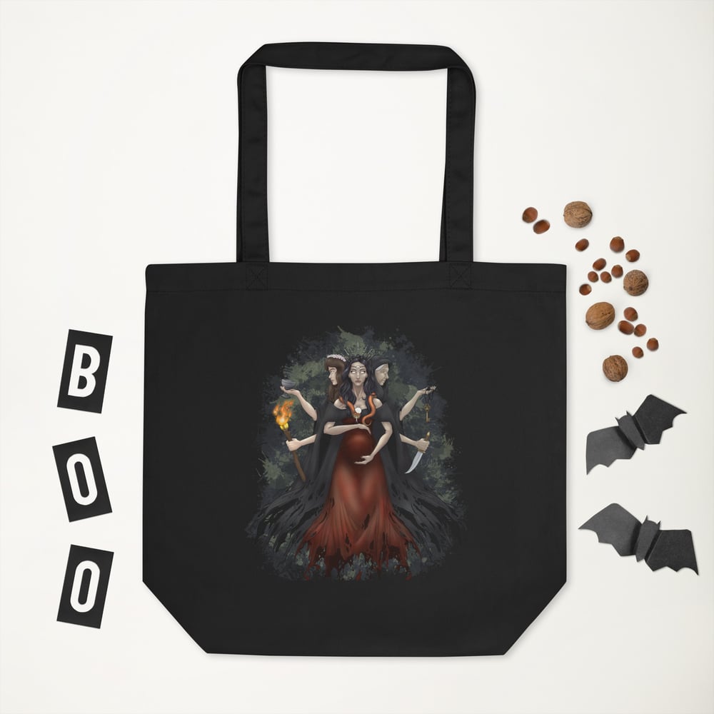 Triple Goddess Fair Skin Variant Tote Bag