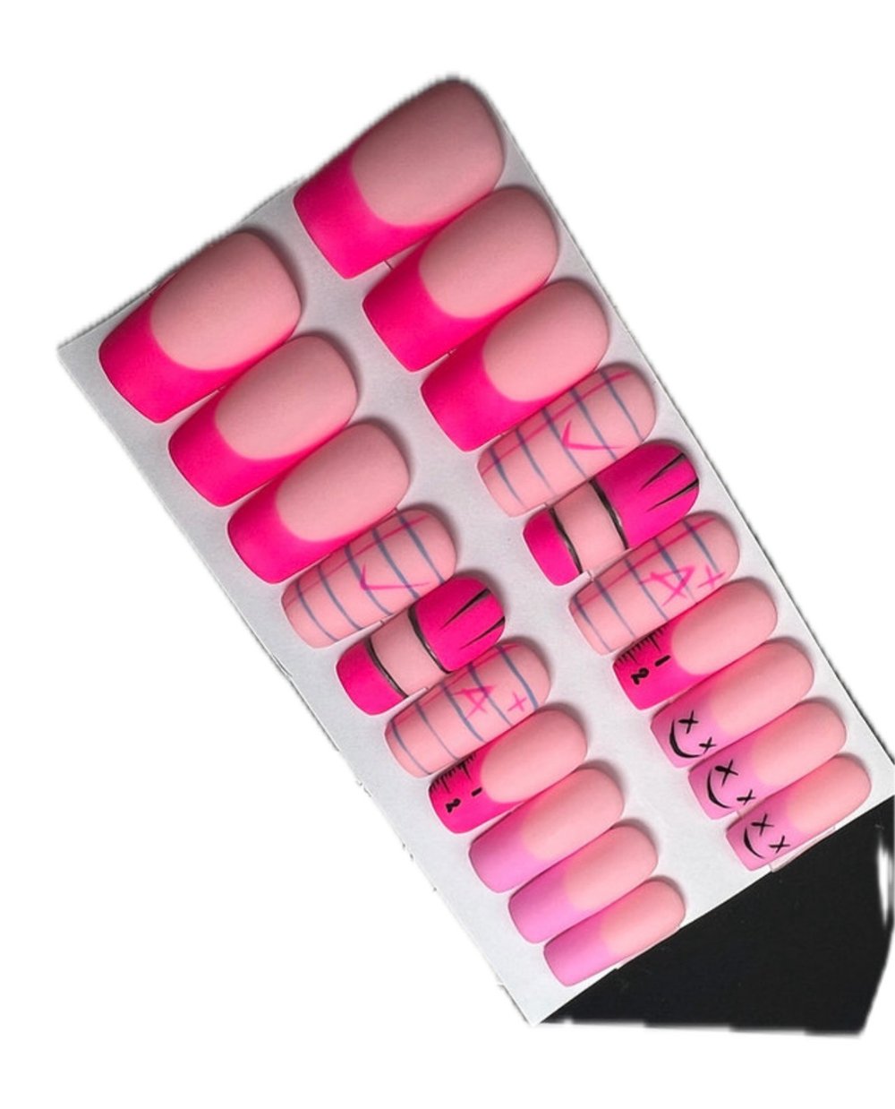 Image of Pick a 20 piece press on nail set from photo 1-25