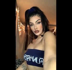 Image of Navy Blue Funkfreaks Tube Top 
