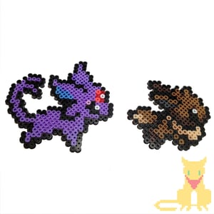 Image of Eevee Evolutions Perler Sprites