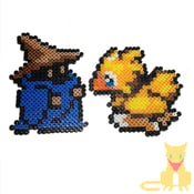 Image of Final Fantasy Perler Bead Sprites