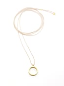 Image of Gold Circle Necklace :: mhl Studio