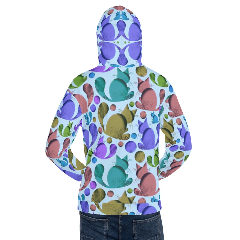 Image of Coolor Cats Unisex Hoodie II