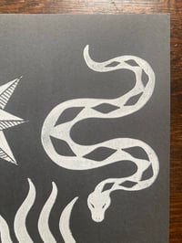 Image 4 of 'Triple Shrine' Blockprint