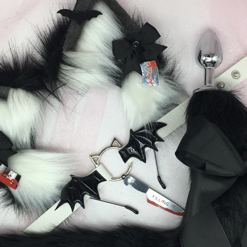 Killer 🔪 Kitten petplay set black 