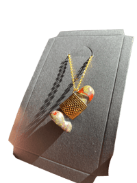 Image 4 of Big Style Bronze Peen Necklace 