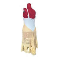 Image 4 of Yellow white dress 