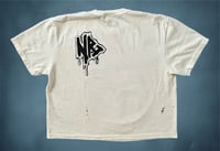 Image 2 of “SPACE TASTE” CUSTOM PAINTED MADE TO ORDER BOXY TEE LARGE