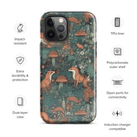 Image 14 of Boho Nature Cottagecore Inspired Fox Among Mushrooms Tough Case for iPhone®