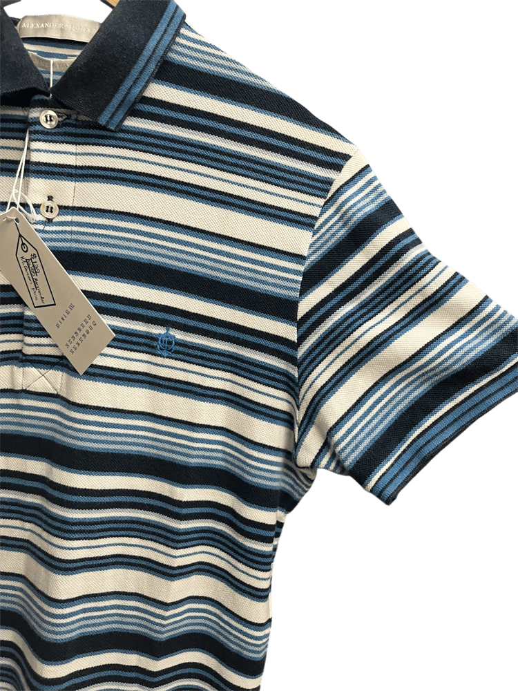 Image of SS2005 Alexander Mcqueen Striped Polo