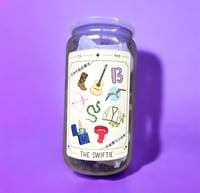 Image 3 of The Swiftie Tarot Card 16 OZ Glass Cup